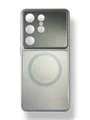 Чохол Frosted Glass Case with MagSafe для Samsung S26 Ultra (titanium)