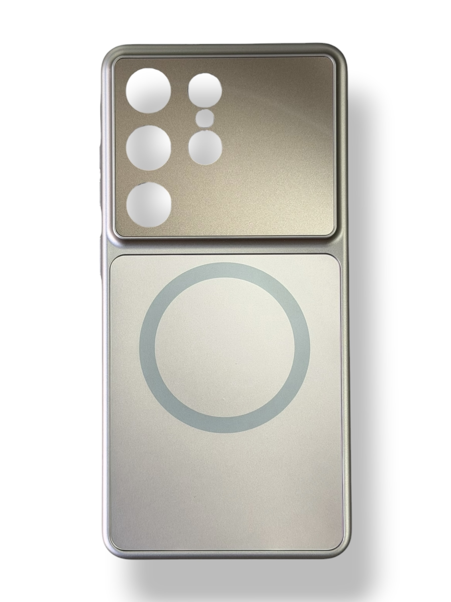 Чохол Frosted Glass Case with MagSafe для Samsung S26 Ultra (desert gold)