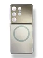 Чохол Frosted Glass Case with MagSafe для Samsung S26 Ultra (desert gold)