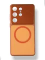 Чохол Frosted Glass Case with MagSafe для Samsung S26 Ultra (orange)