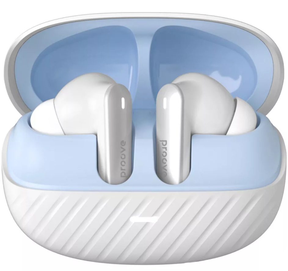 Бездротові навушники Proove Blitz II TWS with Hybrid ANC (APP) (white / blue)