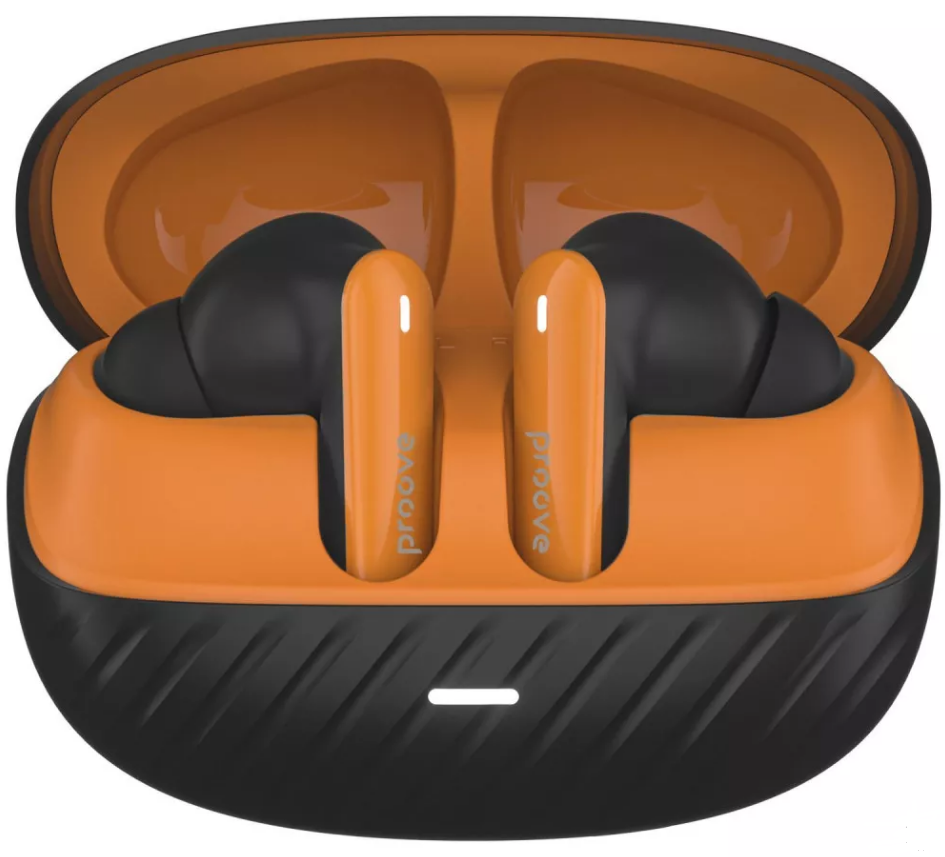 Бездротові навушники Proove Blitz II TWS with Hybrid ANC (APP) (black / orange)