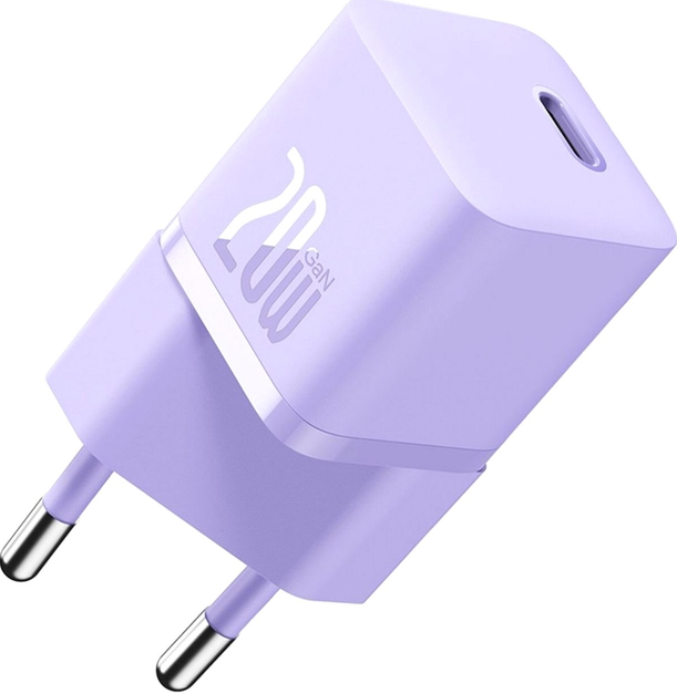 МЗП Baseus Gan5 Fast Charger Mini 1C 20W (CCGN05010) (purple)