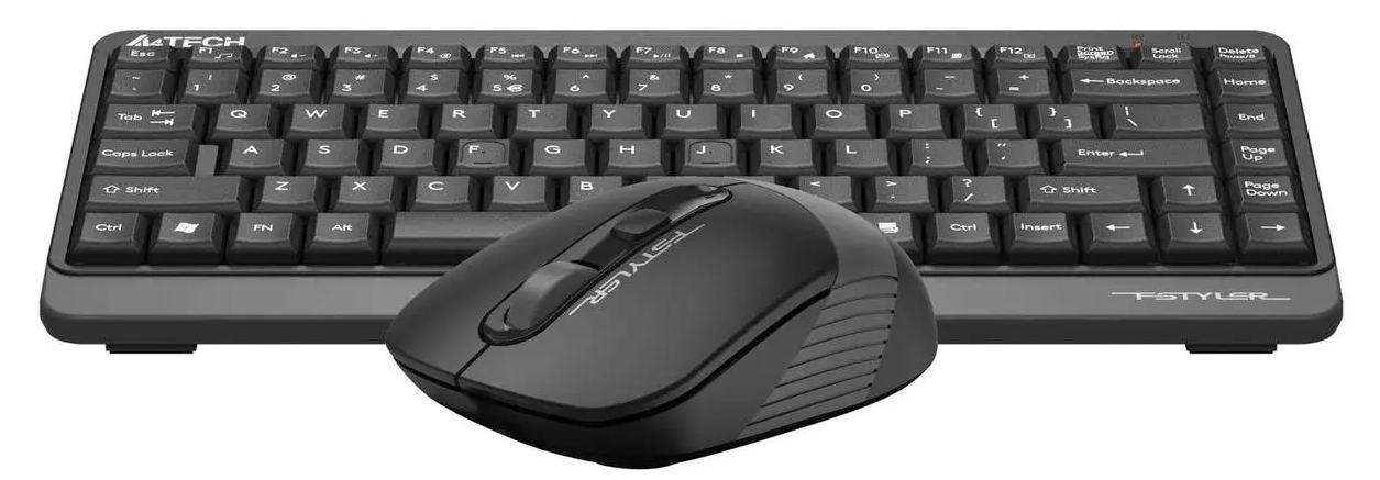 Комплект бездротовий клавіатура з мишою A4Tech Fstyler FG1110 Silver