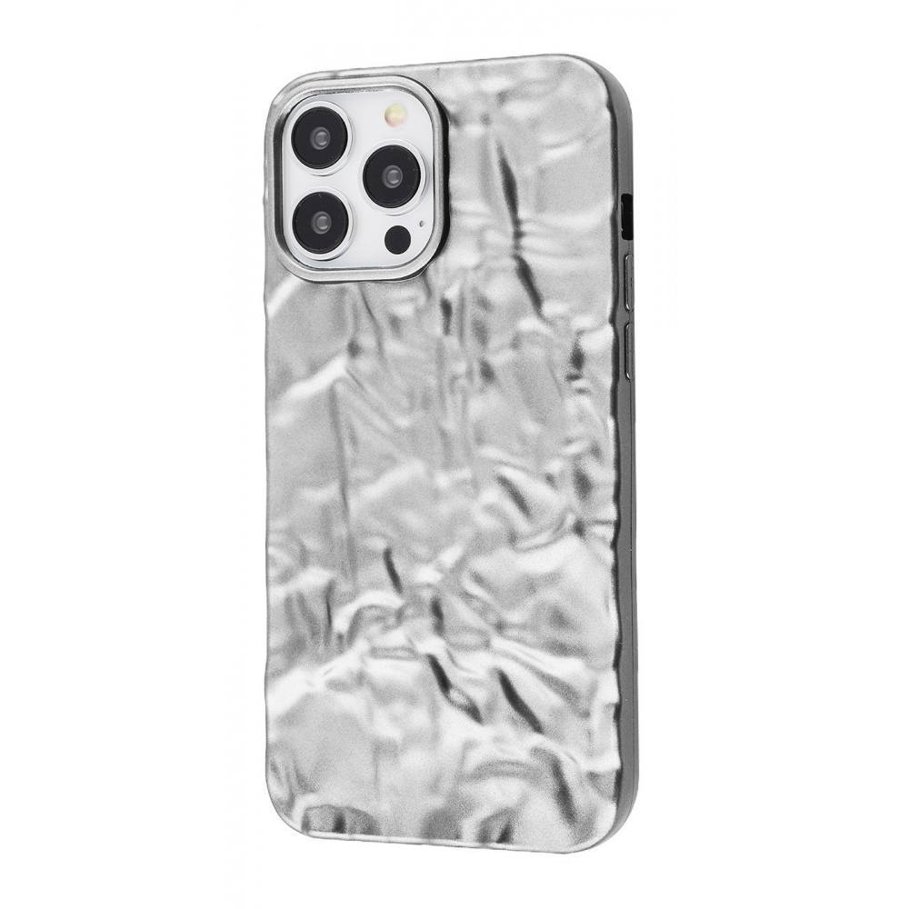 IPhone 13 Pro Max WAVE Gradient Water Case (silver)