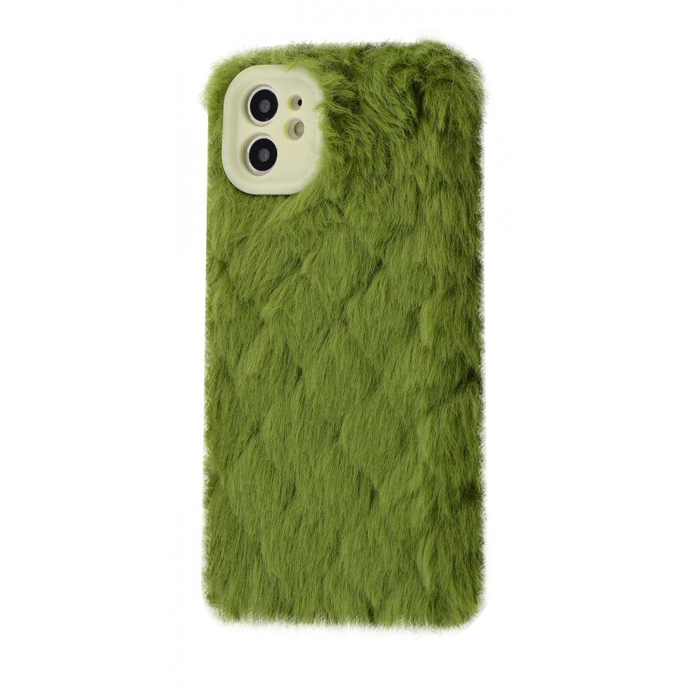 Чохол Fluffy Love Case для iPhone 11 (green)