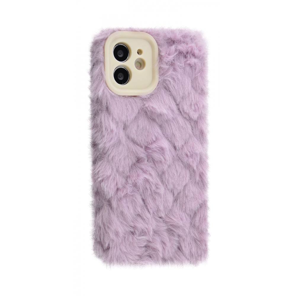 Чохол Fluffy Love Case для iPhone 12 (purple)
