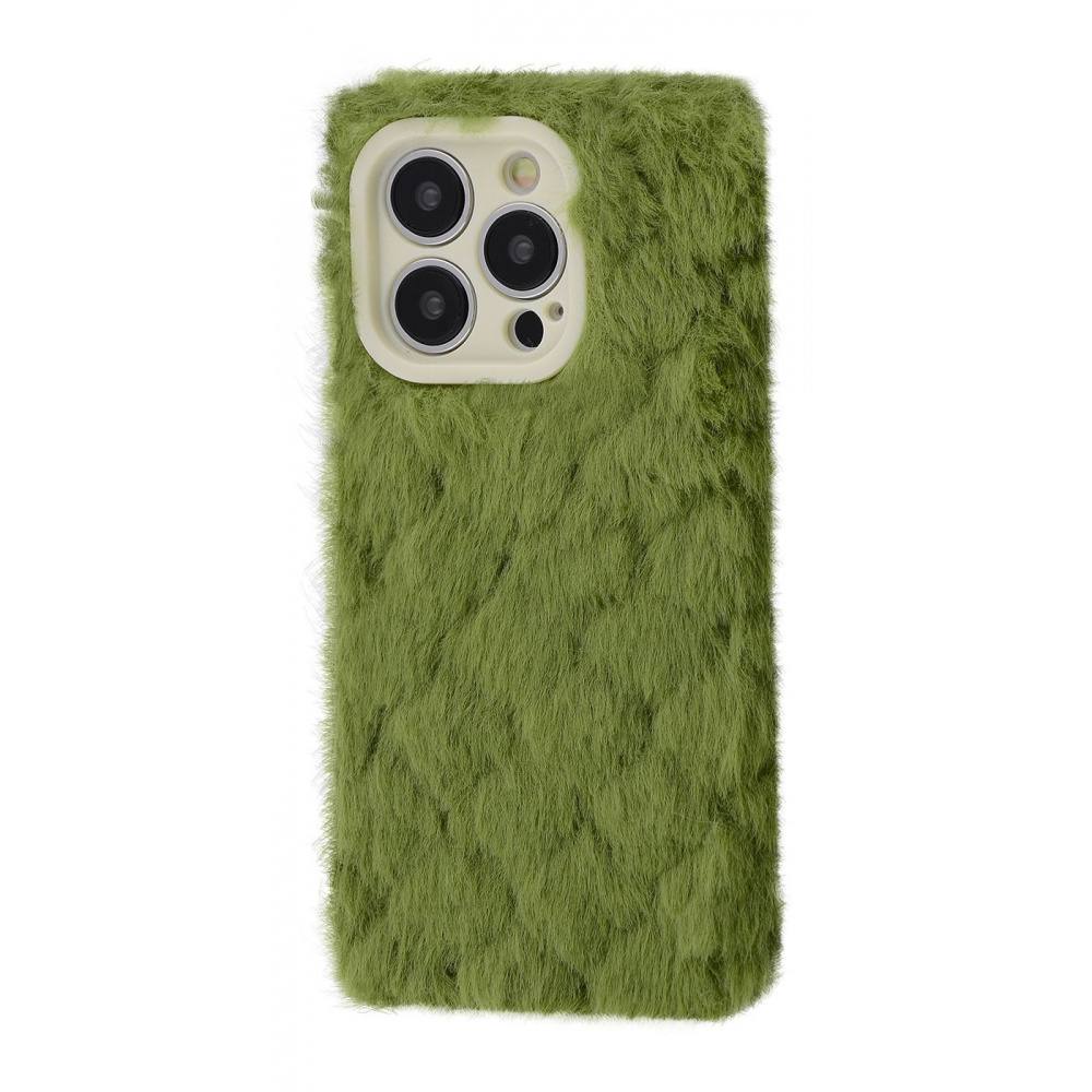 Чохол Fluffy Love Case для iPhone 14 Pro Max (green)