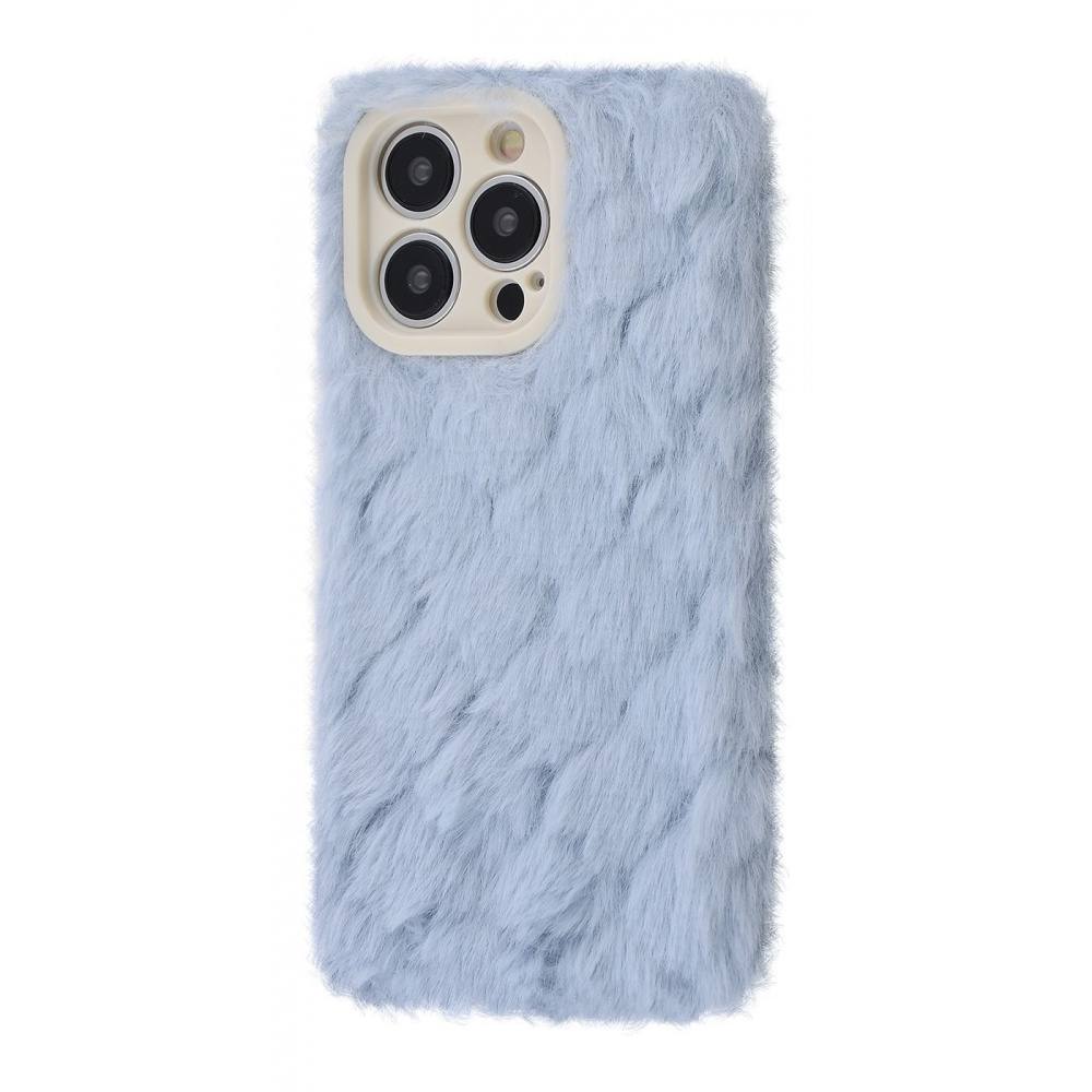 Чохол Fluffy Love Case для iPhone 14 Pro Max (blue)