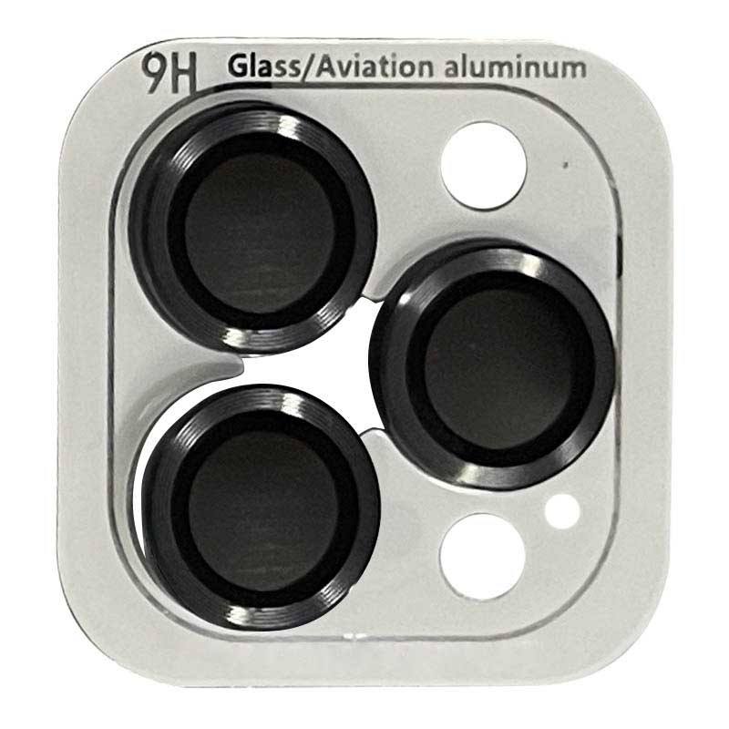 Захисне скло на камеру Metal Classic для Apple iPhone 11Pro/11ProMax/12 Pro (темно-сірий / graphite)