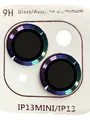 Захисне скло на камеру Metal Classic для Apple iPhone 13 mini / 13 (бузковий / rainbow)
