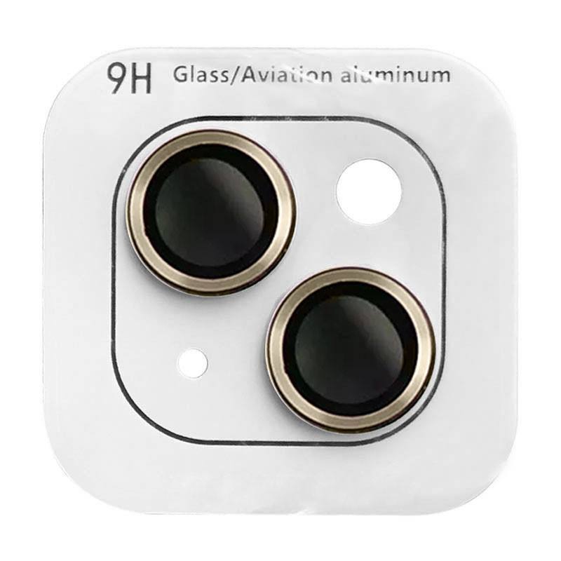 Захисне скло на камеру Metal Classic для Apple iPhone 14 / 14 Plus (золотий /  gold)