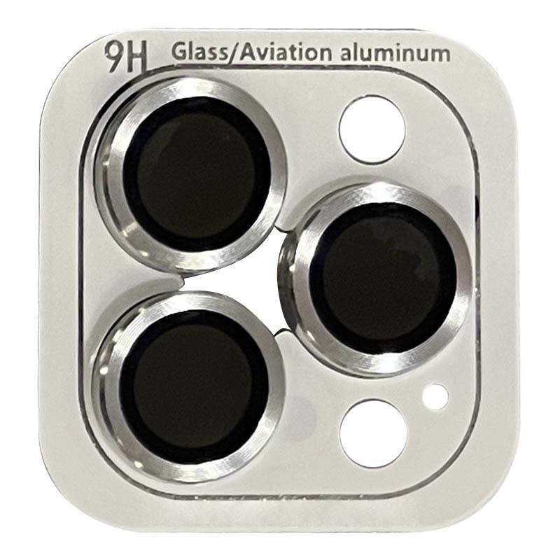 Захисне скло на камеру Metal Classic для Apple iPhone 14 Pro / 14 Pro Max (срібний /  silver)