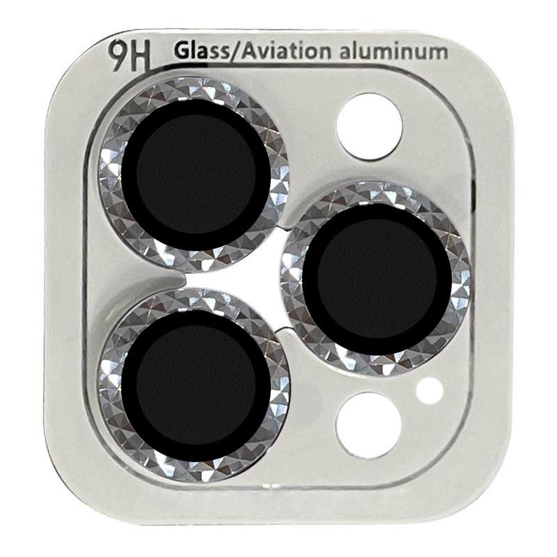 Захисне Скло Metal Shine на камеру для Apple iPhone 11Pro / 11ProMax /12Pro (срібний / silver)