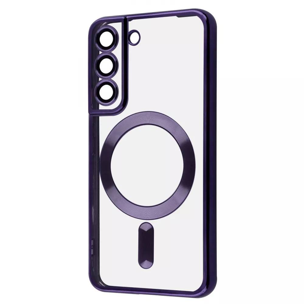 Чохол MetalColor Case MagSafe Samsung S21 FE (deep purple)