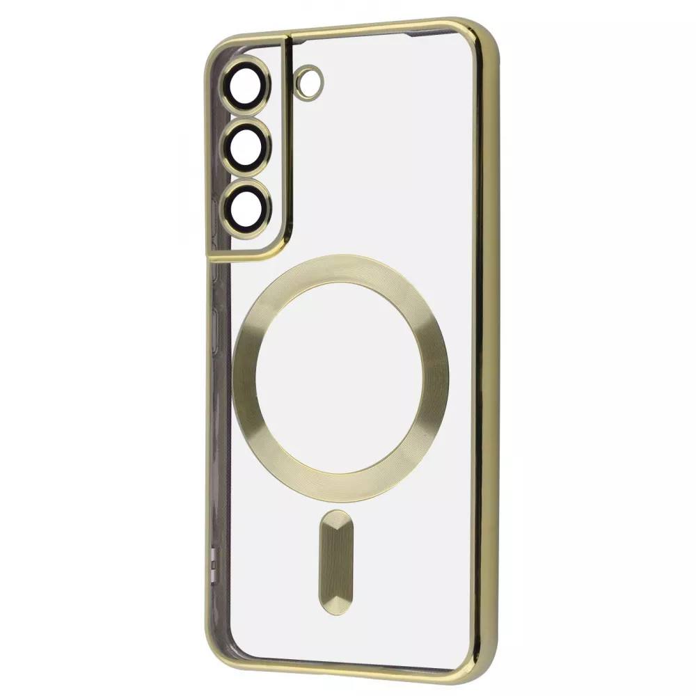 Чохол MetalColor Case MagSafe Samsung S21 FE (gold)