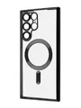 Чохол MetalColor Case MagSafe Samsung S22 Ultra (black)