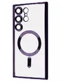 Чохол MetalColor Case MagSafe Samsung S22 Ultra (deep purple)