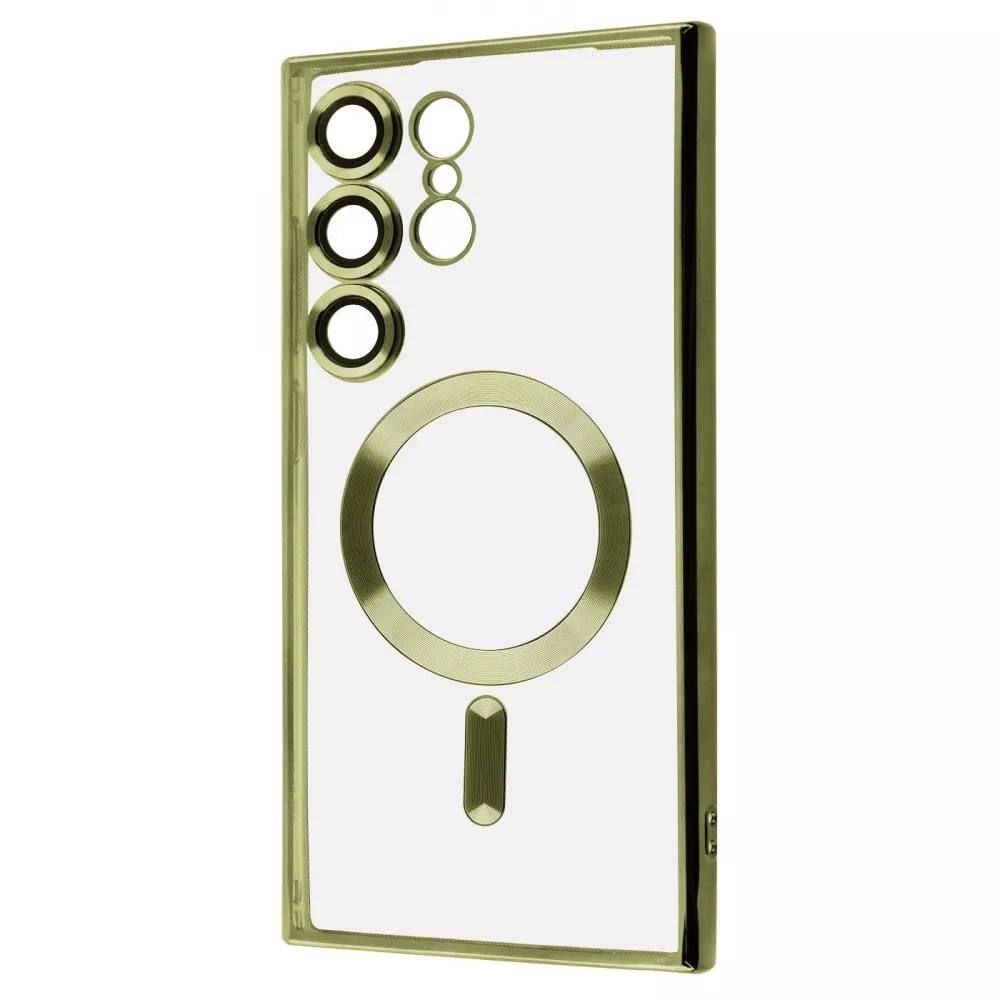 Чохол MetalColor Case MagSafe Samsung S22 Ultra (gold)