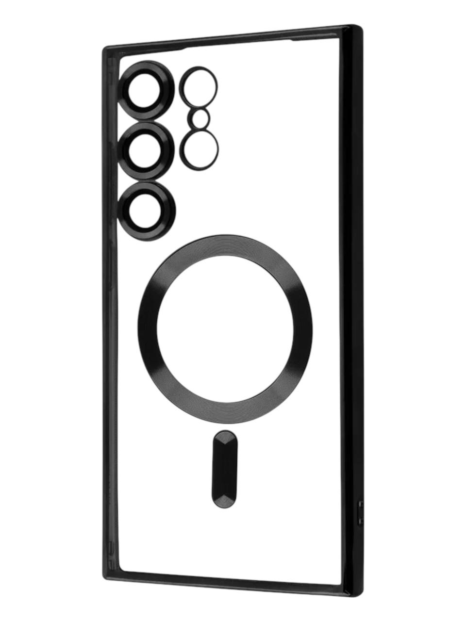 Чохол MetalColor Case MagSafe Samsung S23 Ultra (black)
