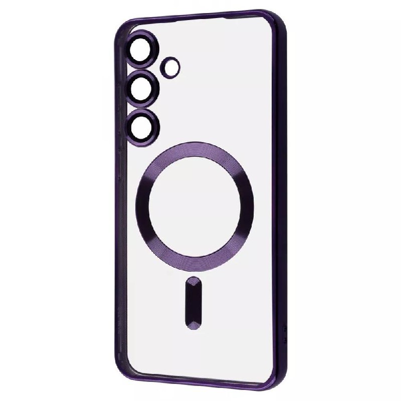 Чохол MetalColor Case MagSafe Samsung S24 (deep purple)