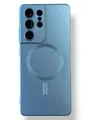 Чохол Sapphire Matte Case with MagSafe для Samsung S21 Ultra (siera blue)