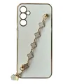 Чохол Van Cleef Case з ланцюжком для Samsung A14 (white)
