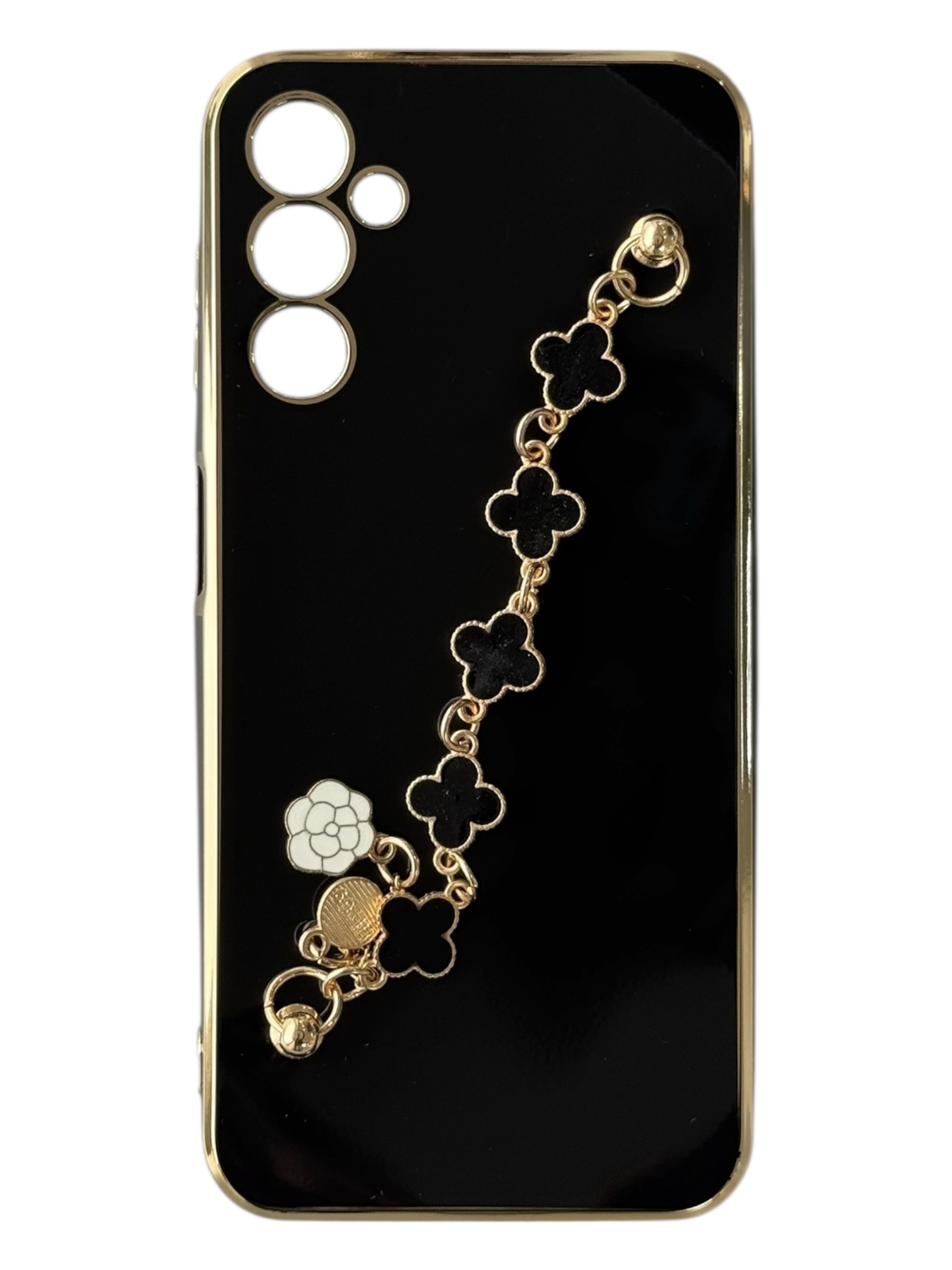 Чохол Van Cleef Case з ланцюжком для Samsung A24 (black)