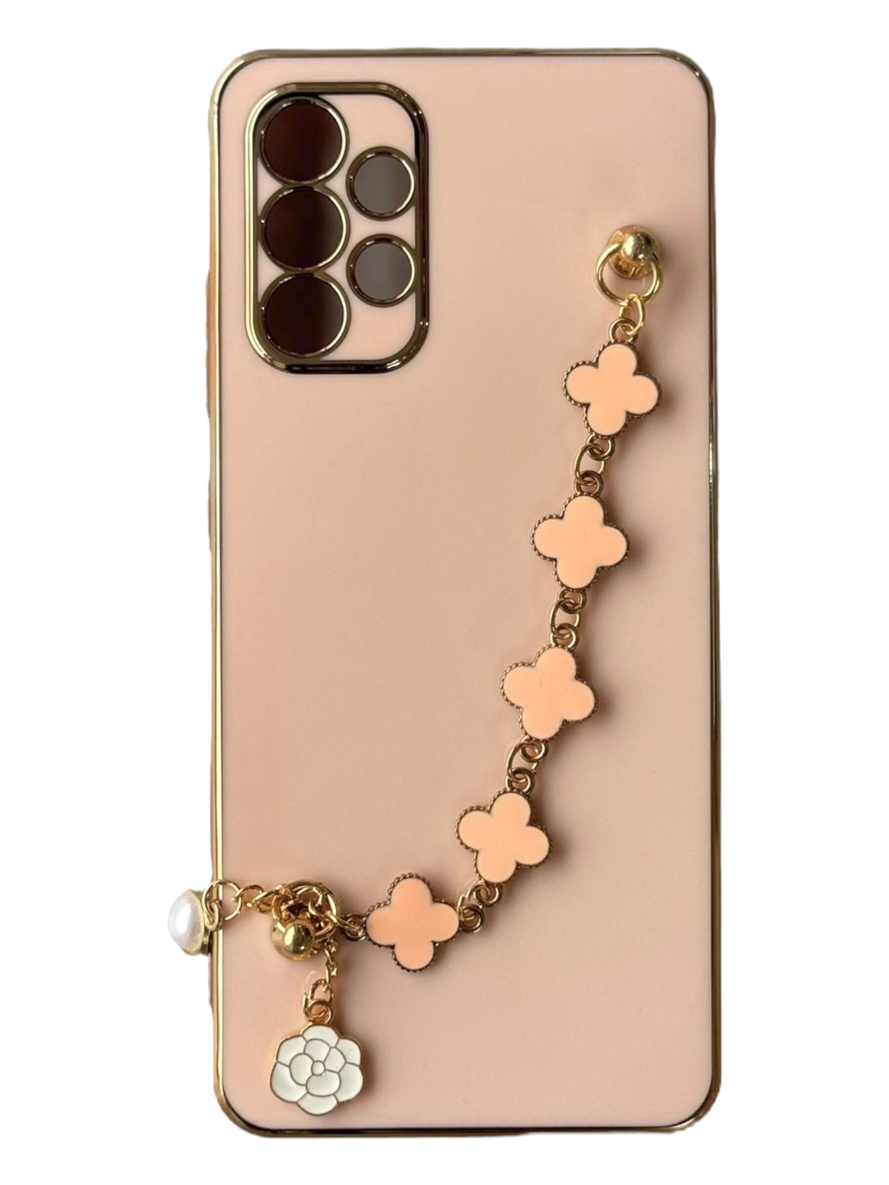 Чохол Van Cleef Case з ланцюжком для Samsung A32 (pink)