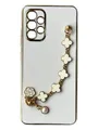 Чохол Van Cleef Case з ланцюжком для Samsung A32 (white)