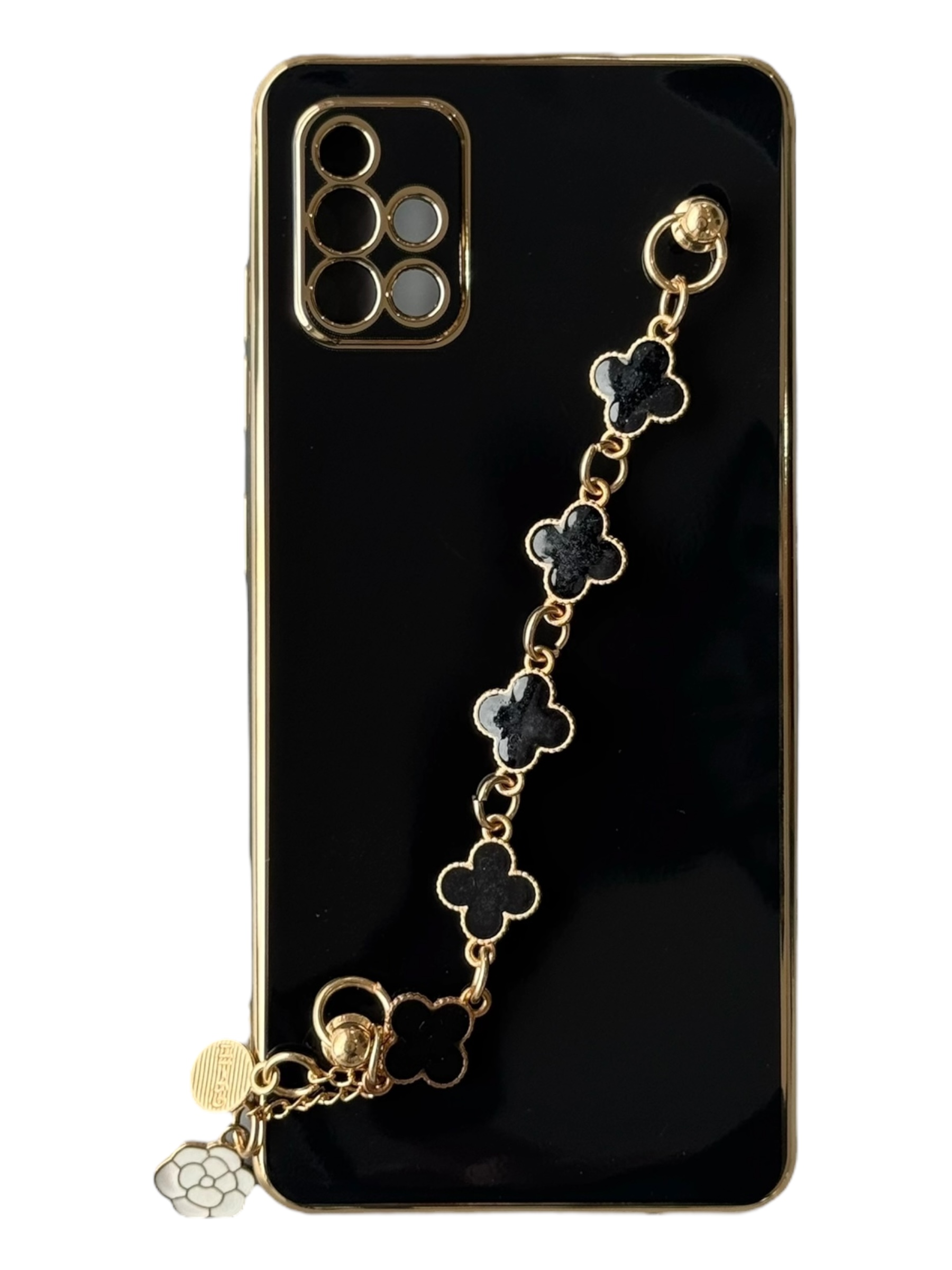 Чохол Van Cleef Case з ланцюжком для Samsung A51 (black)