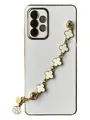 Чохол Van Cleef Case з ланцюжком для Samsung A72 (white)
