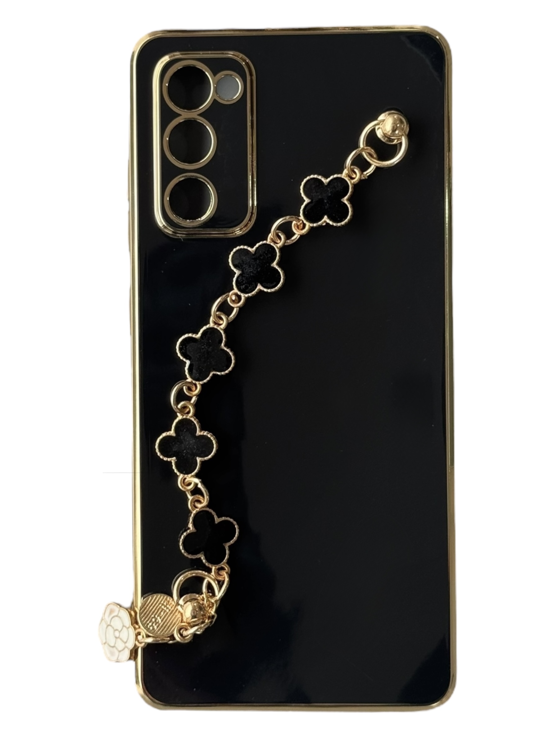 Чохол Van Cleef Case з ланцюжком для Samsung S20 FE (black)