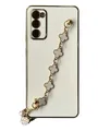 Чохол Van Cleef Case з ланцюжком для Samsung S20 FE (white)