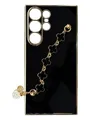 Чохол Van Cleef Case з ланцюжком для Samsung S22 Ultra (black)