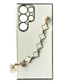 Чохол Van Cleef Case з ланцюжком для Samsung S23 Ultra (white)
