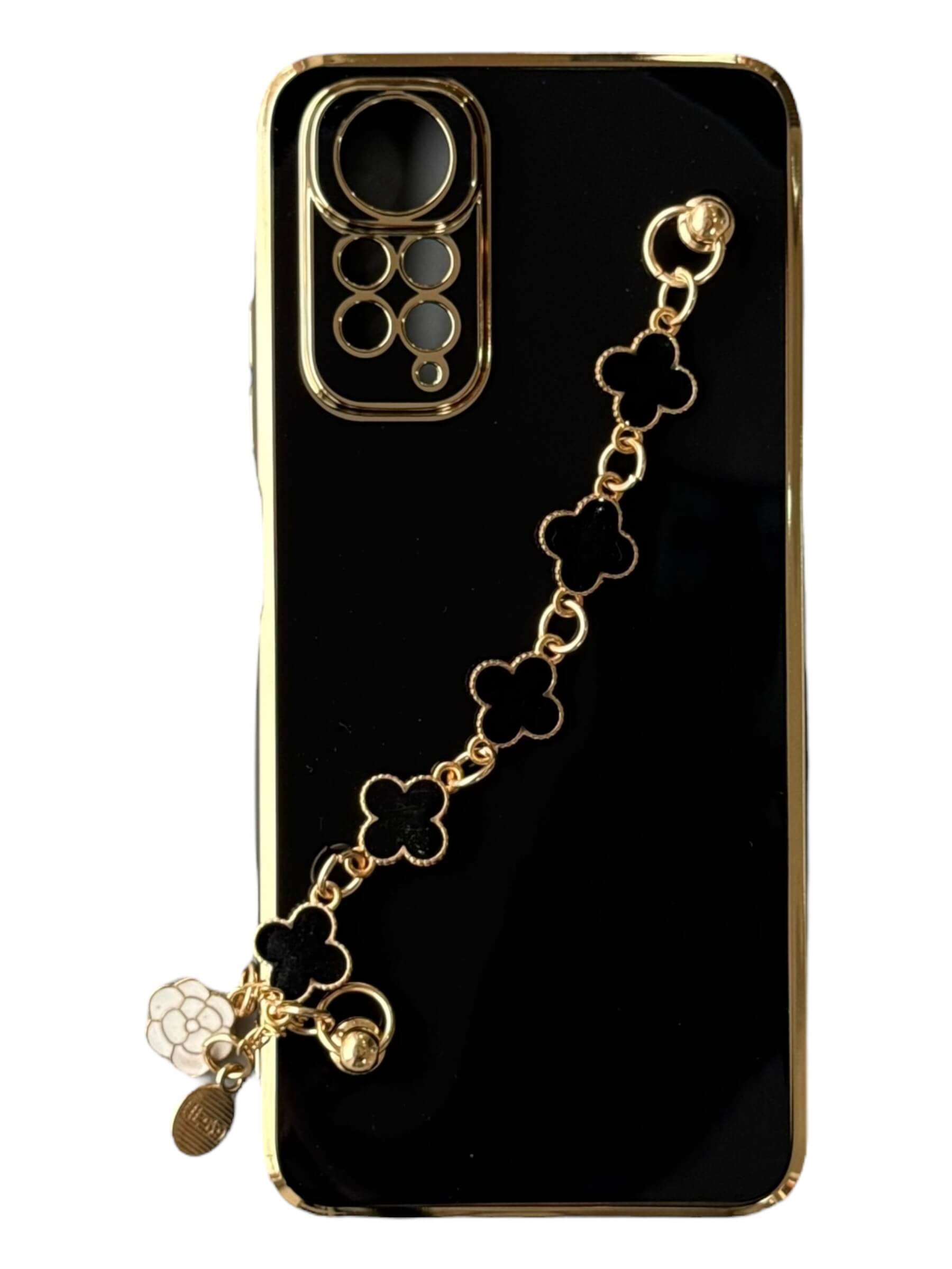 Чохол Van Cleef Case з ланцюжком для Xiaomi Redmi Note 11 / Note 11S (black)