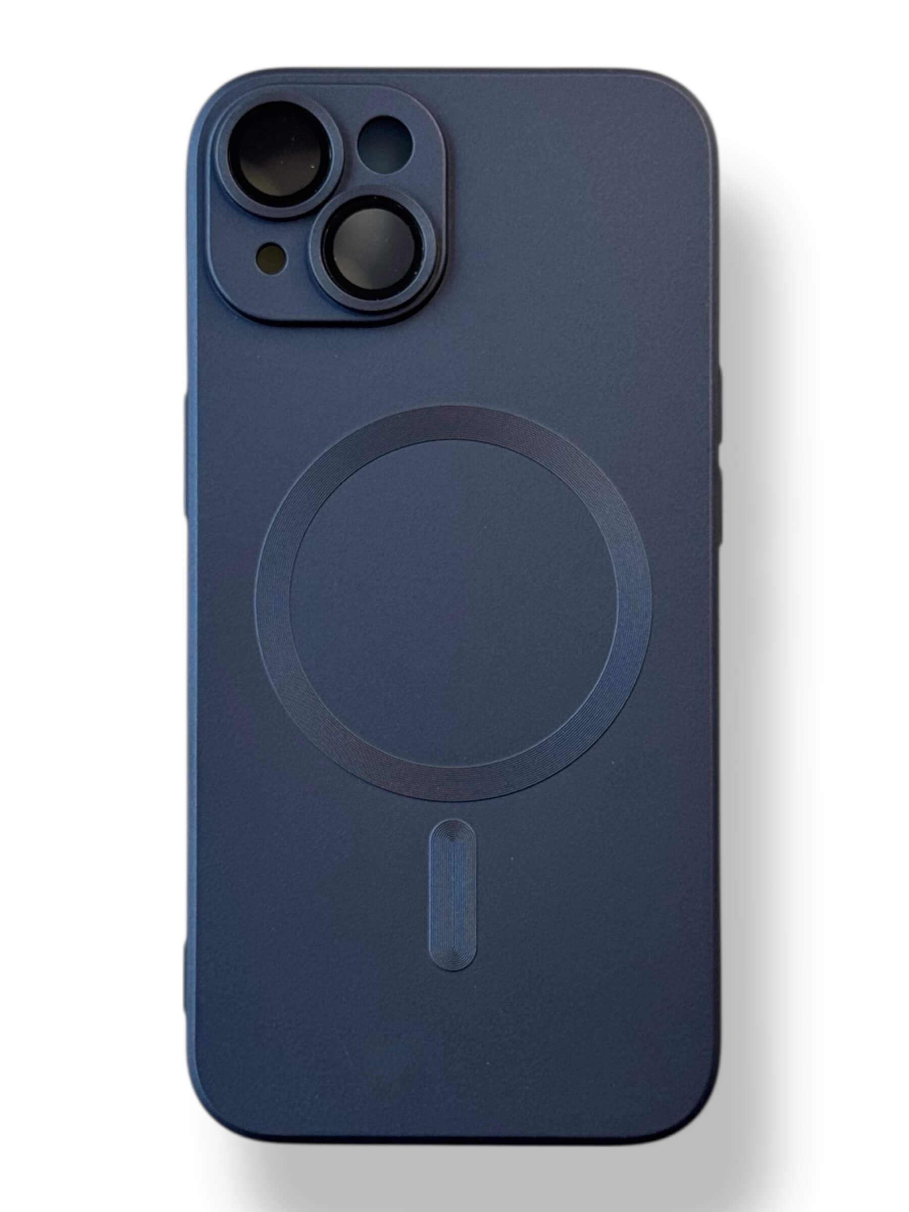 Чохол Sapphire Matte with MagSafe iPhone 14 (dark blue)