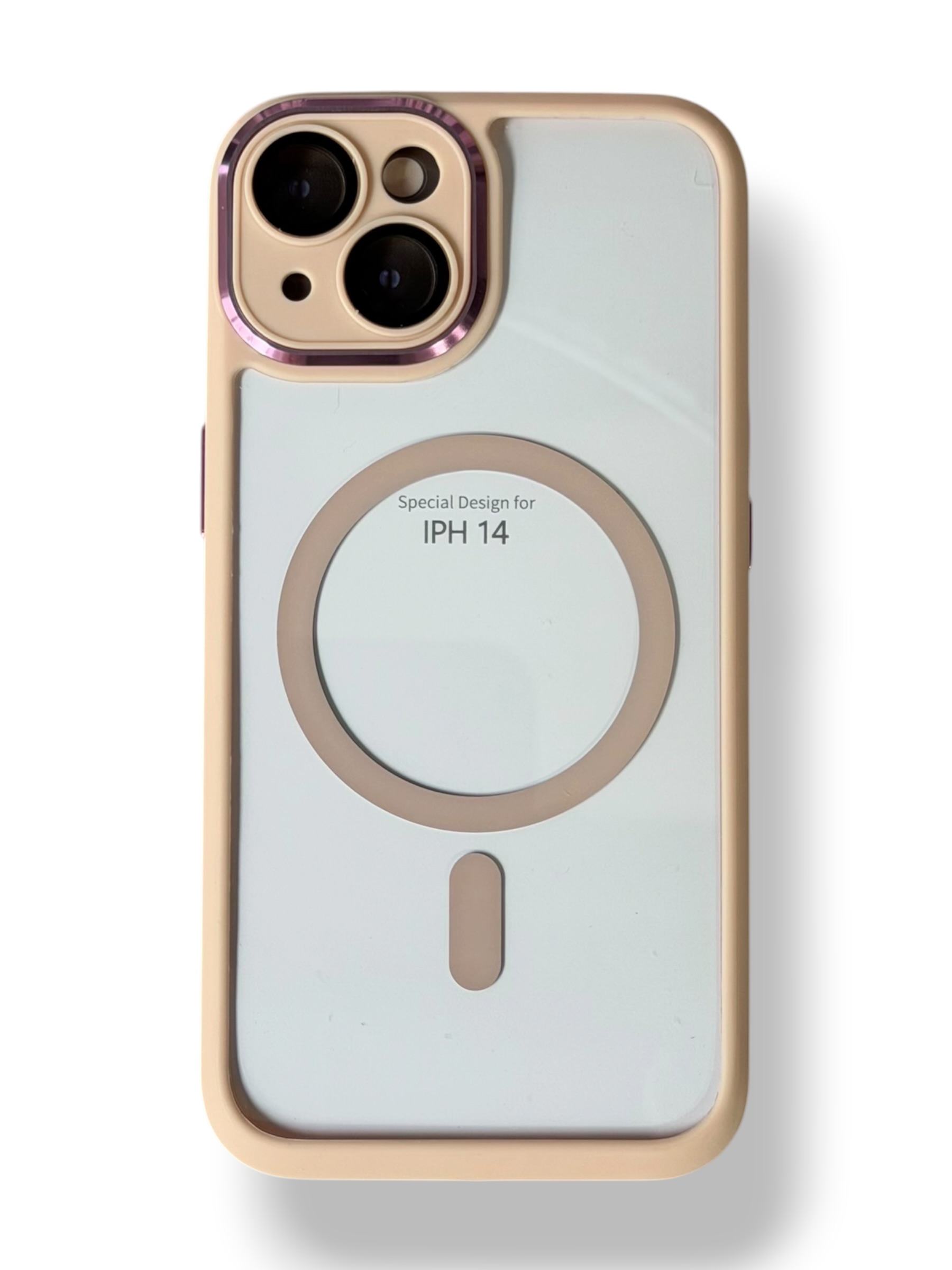 Чохол Edge Matte Case MagSafe для iPhone 14 (pink sand)