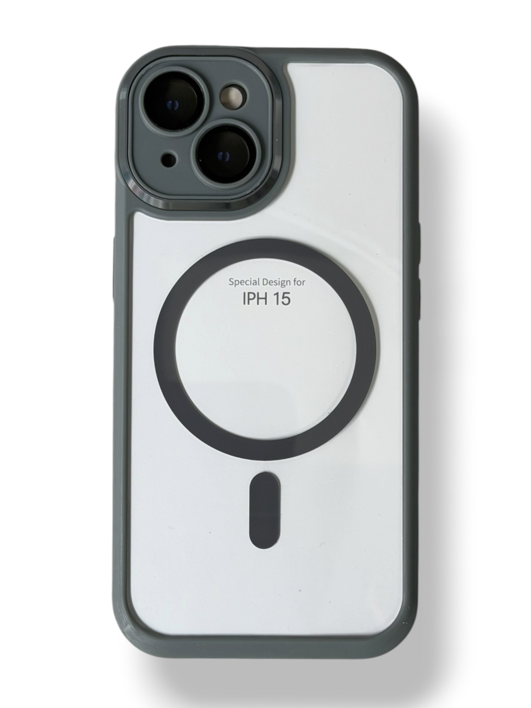 Чохол Edge Matte Case MagSafe для iPhone 15 (gray)